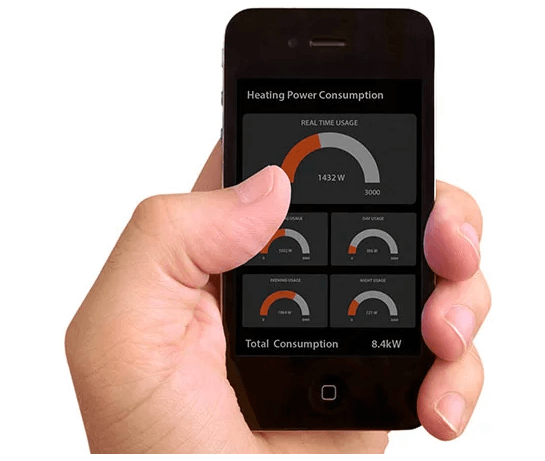 Termostat s meraním spotreby